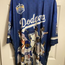 Dodgers 2020 World Series Champions Dri Fit Size 4X