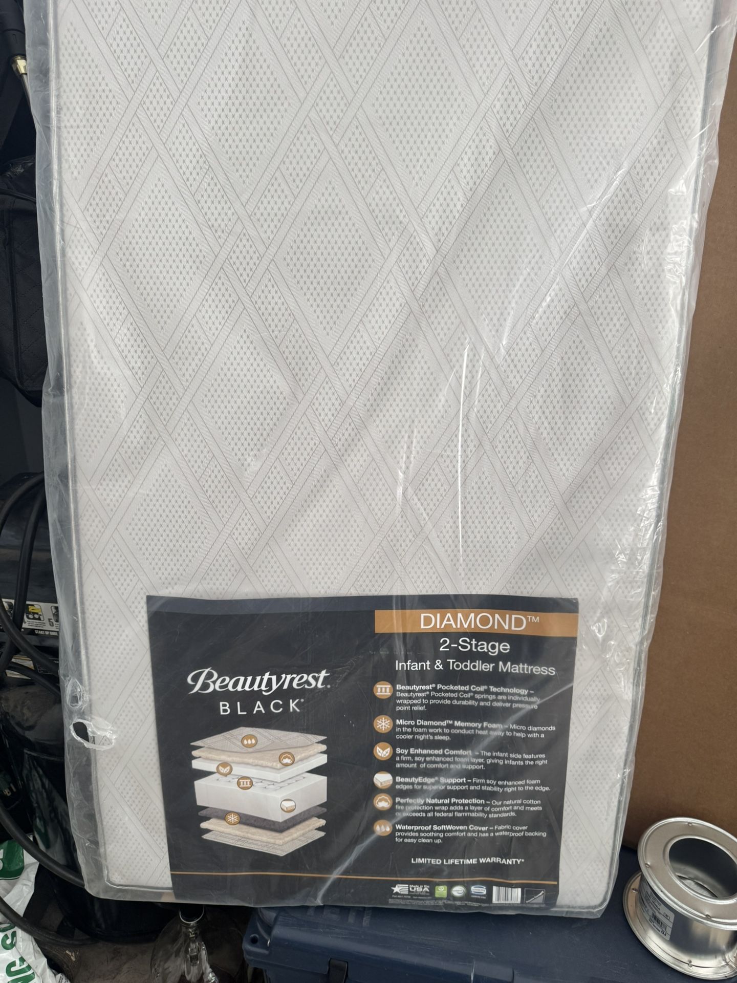 Beauty rest Black Diamond 2-stage Infant Toddler Mattress