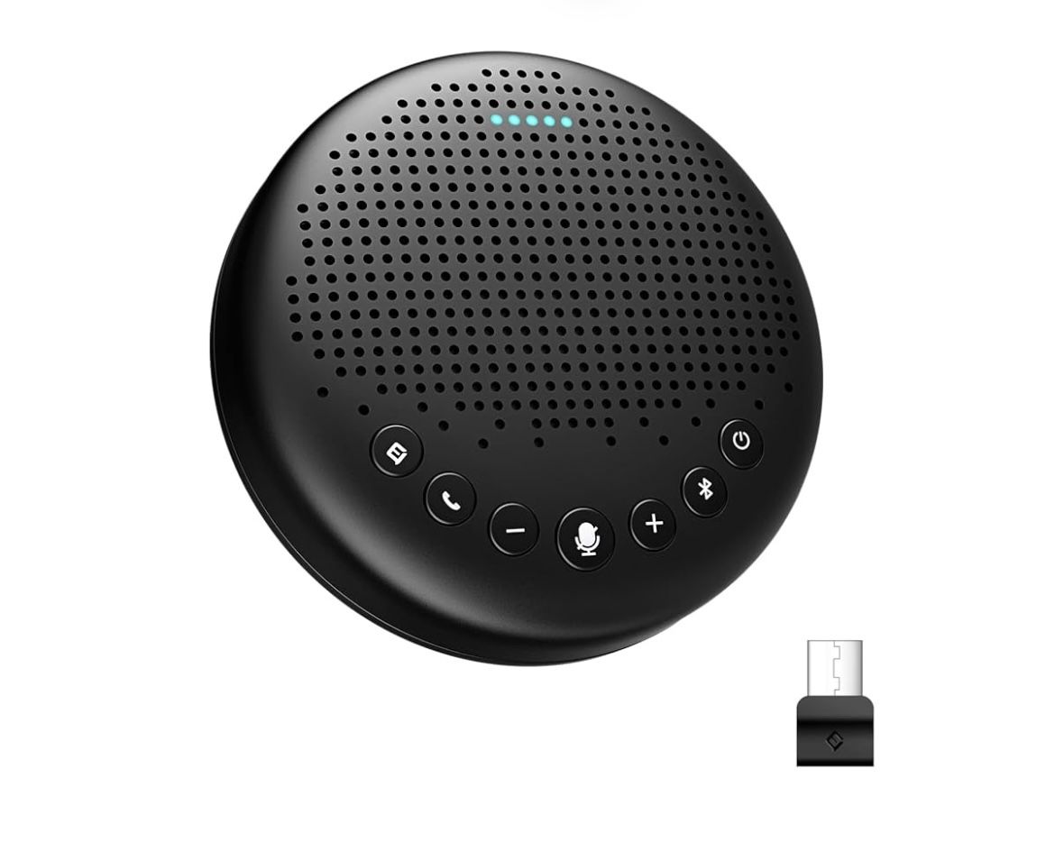 EMEET Bluetooth Conference Speaker and Microphone Luna, 360° Voice Pickup