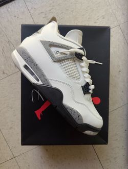 Jordan 4 White Cement