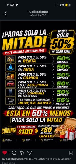 ig  lafoodplug638          50% off