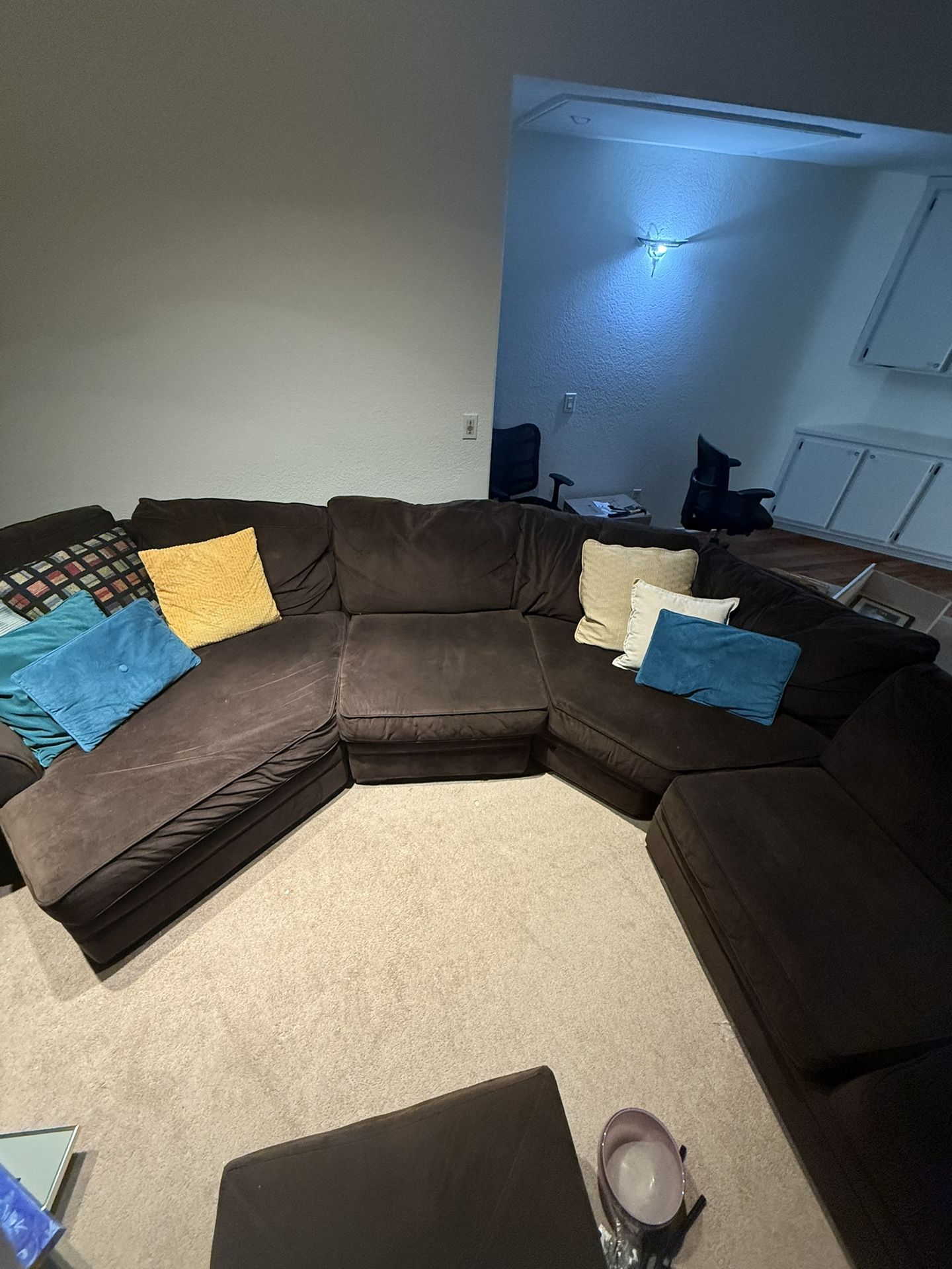 Brown Sectional Couch