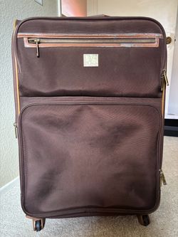 DVF Studio Luggage Brown Fabric