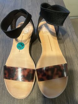 Dolce Vita Tortoise Shell Wedge Sandals Size 7.5 Pick Up And Cash Only 