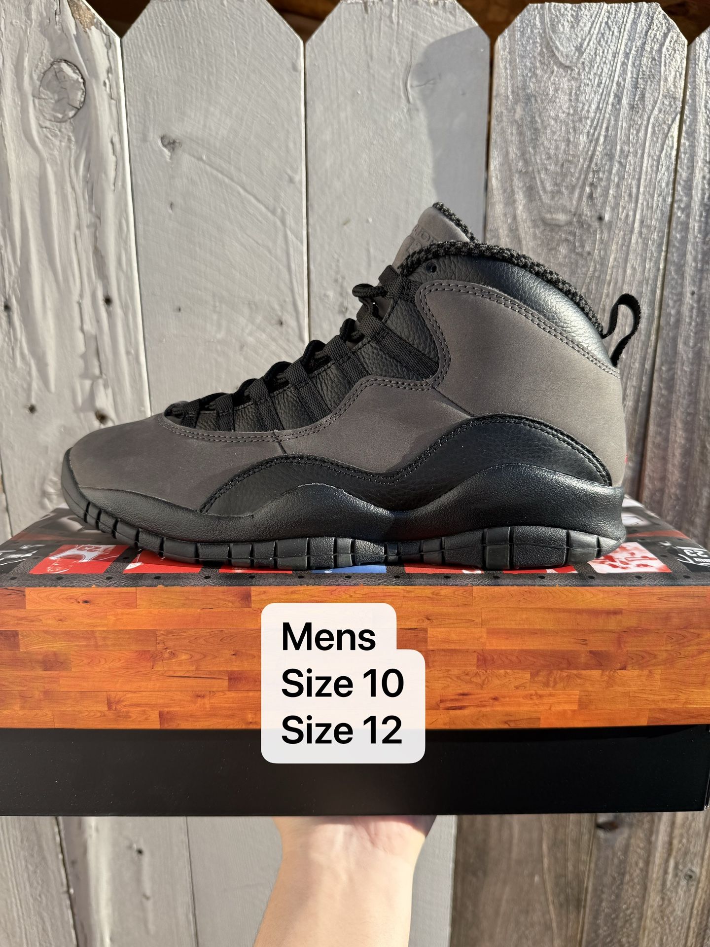 Air Jordan 10 Shadow Mens Size 10 Size 12