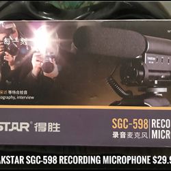 TAKSTAR SGC-598 Recording Microphone 