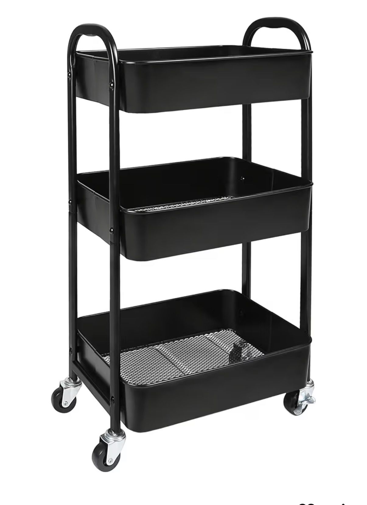 3 Tier Utility Cart With Wheels