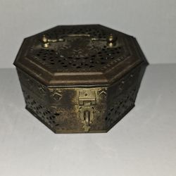 Brass Vintage Trinkets Box