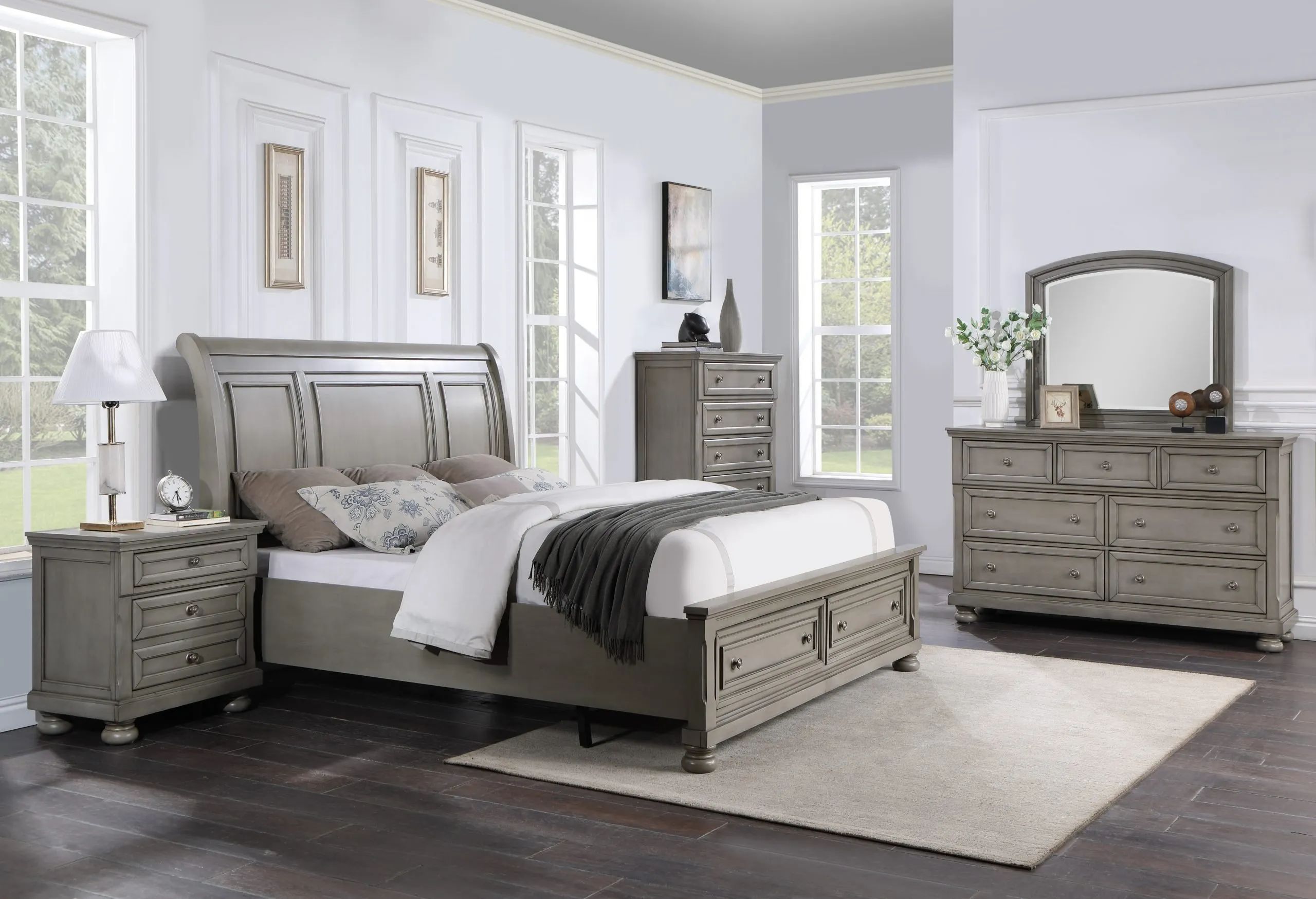 Luxury Solid Wood Bedroom Sets with Storage – Yours for Just $50 Down!