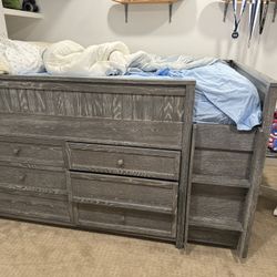 Pottery barn Kids Beadboard Loft Bed