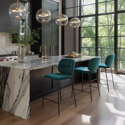 Plat Green Counter Stool (Set of 2)