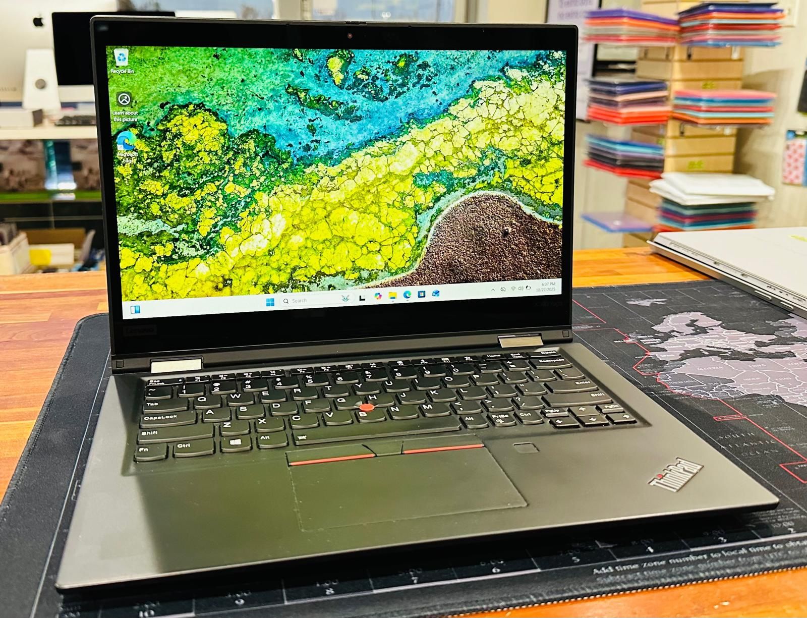 Lenovo YOGA X390 Core i5-8265u 1.80Ghz 8GB 256GB SSD Windows 11 Pro Convertible//TouchScreen