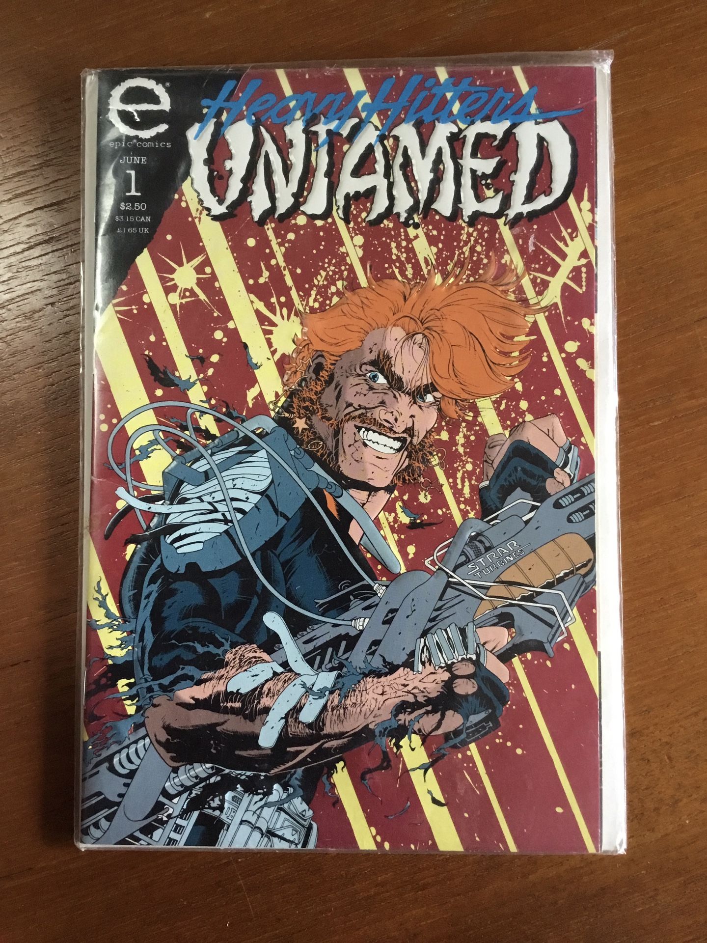 Great Condition- Epic Comics - #1 June 1993 - Embossed Cover Comic Book By Neil Hansen - Heavy Hitters Untamed