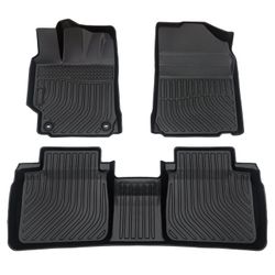 Weather Floor Mats for Toyota Camry 2012-2017 TPE Car Mats Full Set Front & Rear Liners
