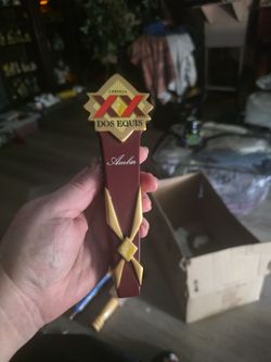 Dos Equis Ambar Beer Tap Handle