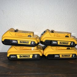 20V MAX Lithium-Ion 2. 0Ah Battery (4-Pack)