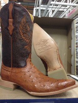 Bota vaquera original avestruz