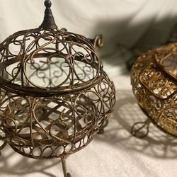 Antique Metal Baskets 