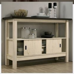 Ivory Dark Grey Server 