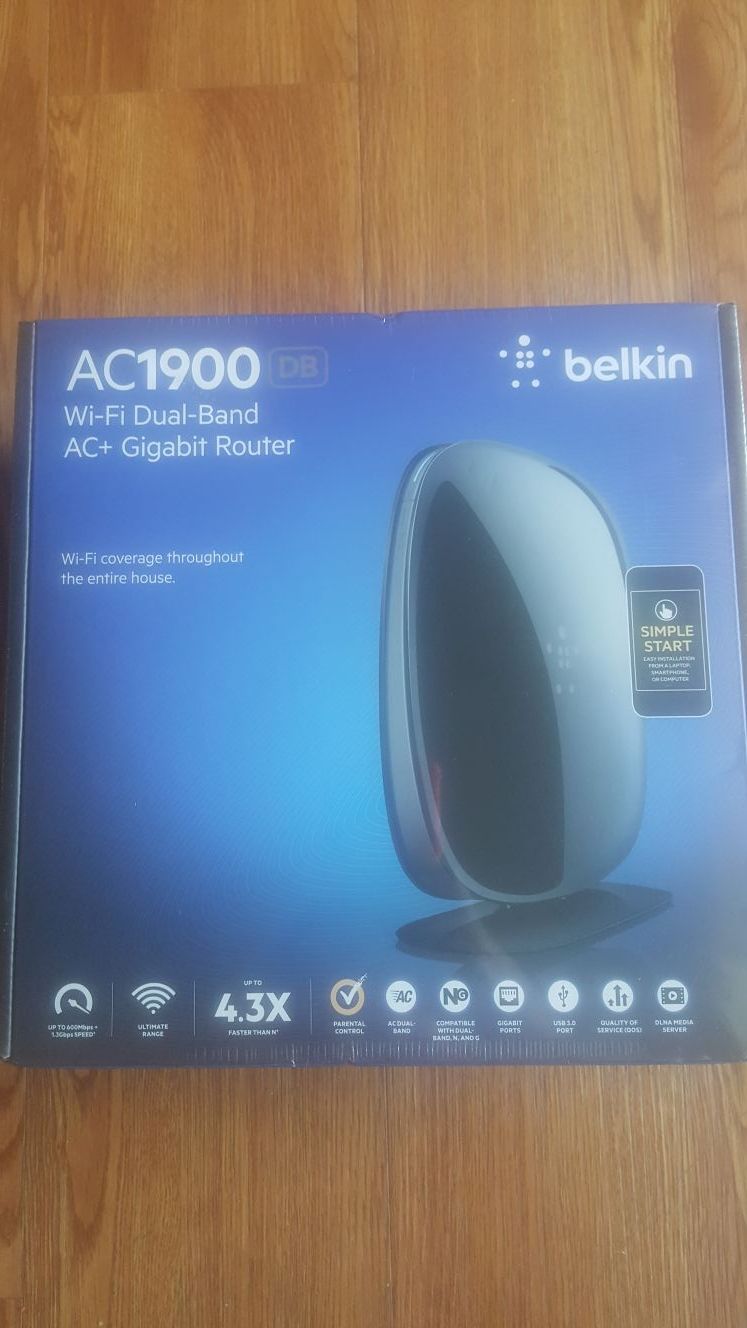 Wifi dual band AC +gigabit router AC 1900