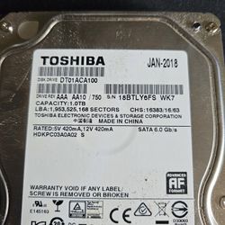 Toshiba Hard Drive 1tb
