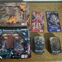 One Piece Cards – Illustration Boxes, Tins & Sleeves