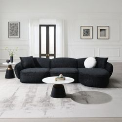 new acme Lucifer Sectional Sofa w/3 Pillows, In stockSKULV03525