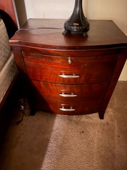 Wood nightstands
