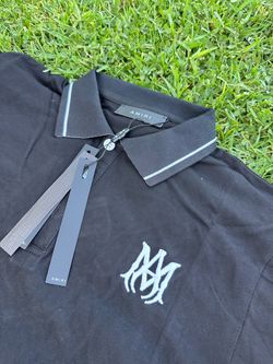 Amiri polo black shirt