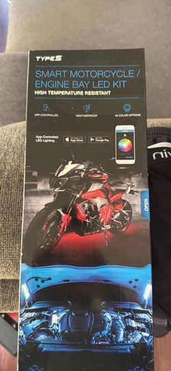 Motorcycle LED lighting app controlled