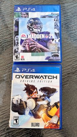 2 PS4 Game Bundle: Madden NFL 21 & Overwatch
