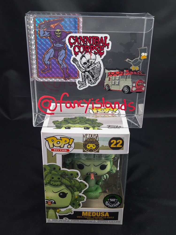 Funko Pop Myths MEDUSA #22 - Popcultcha Sticker AUTHENTIC