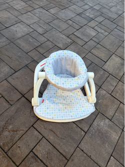 Fisher-Price Baby Seat with Patterned Fabric - Sit Me Up Floor Seat