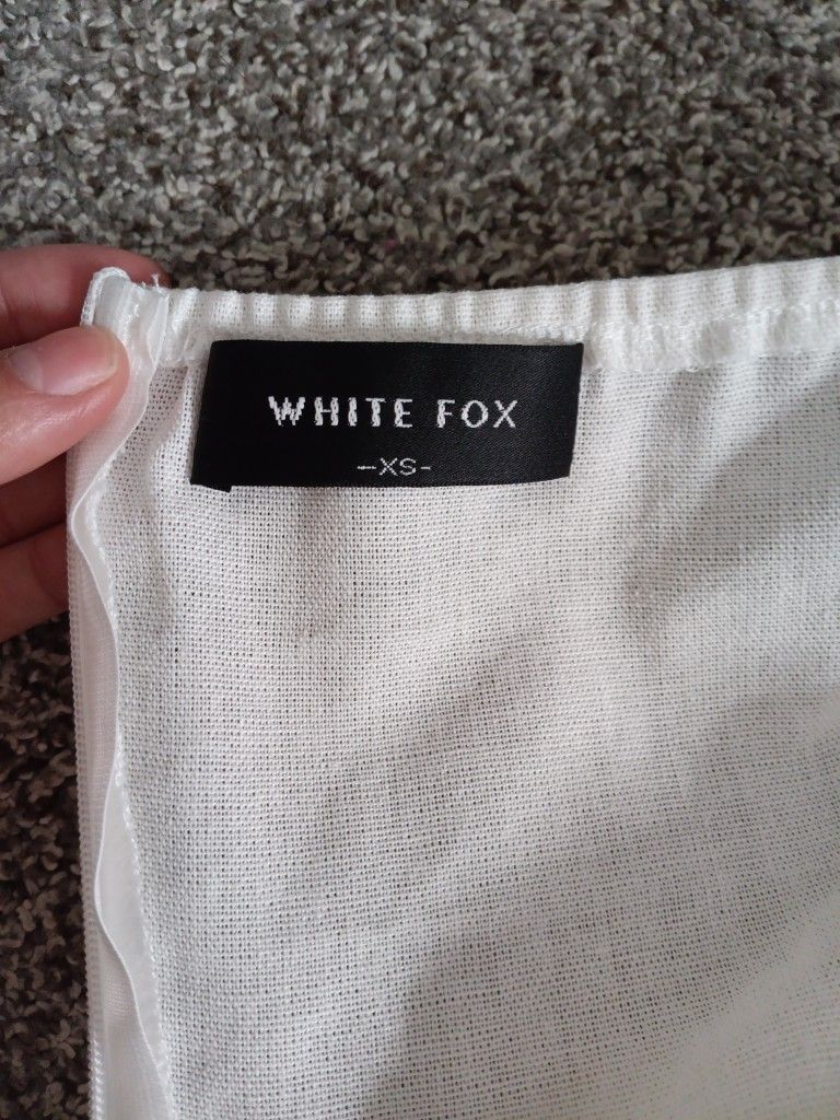 Xs WHITE SUMMER DRESS WHITE FOX