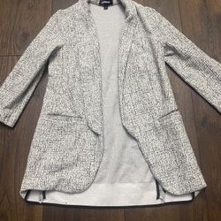 Womans White And Black Jacket Size XS By Express #15