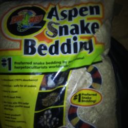 Aspen Snake Bedding For Snakes 3 Bags New