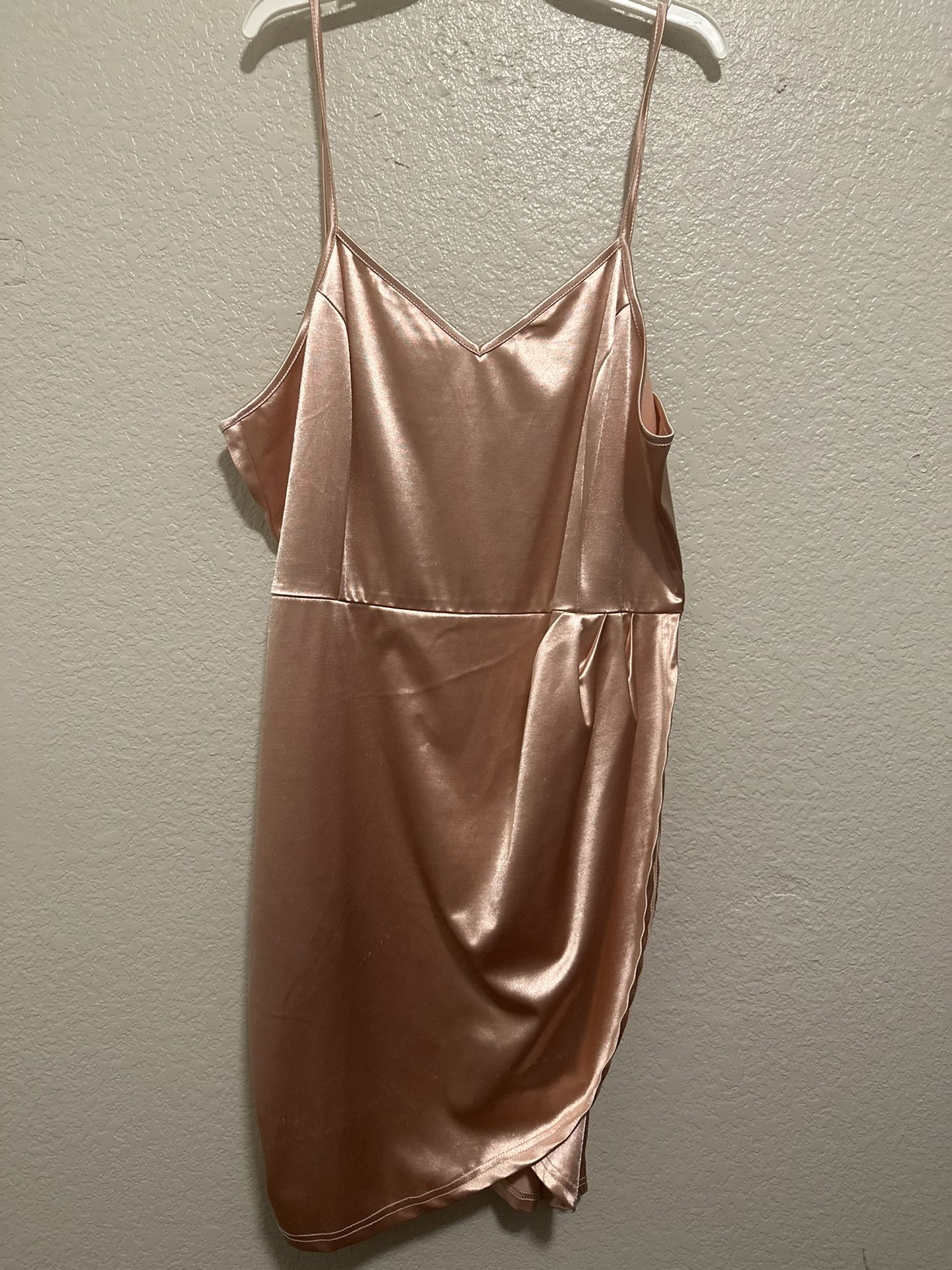 Rose Gold Dress from SHEIN CURVE
