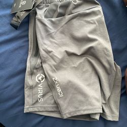 Mens Workout Shorts Virus