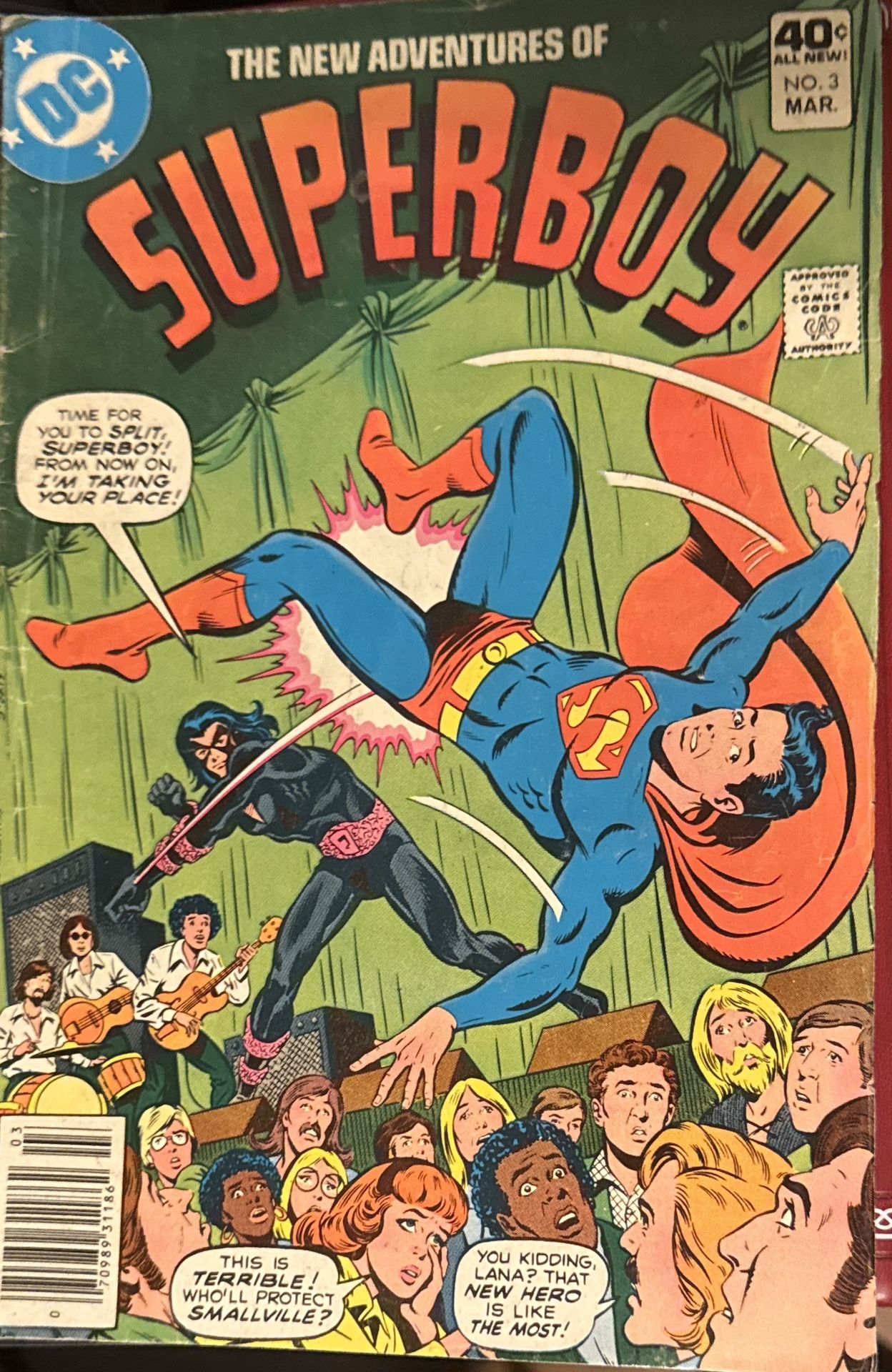 Comic Book vtg DC Action Superman Superboy Adventures #3 super boy hero 3