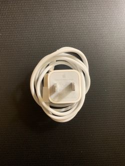 AUTHENTIC APPLE lightning CHARGER AND WALL PLUG