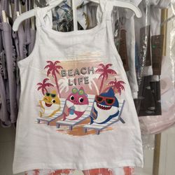 Baby Shark Shirt And Shorts 