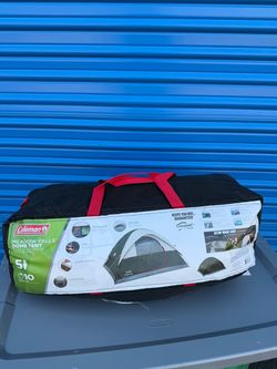 Coleman Meadow Falls 5 Person Camping Dome Tent – WeatherTec
