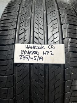 Pair Of HANKOOK 235/45/19 DYNAPRO  HP2 Tires