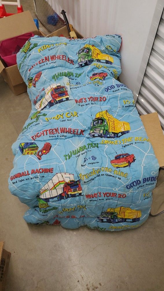 1960s Kids Sleeping Bag