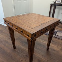 24" X 24"  X 24" Heavy Duty Solid Wood End Table 