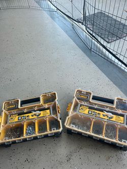 2 Dewalt Screw Box with Screws Included