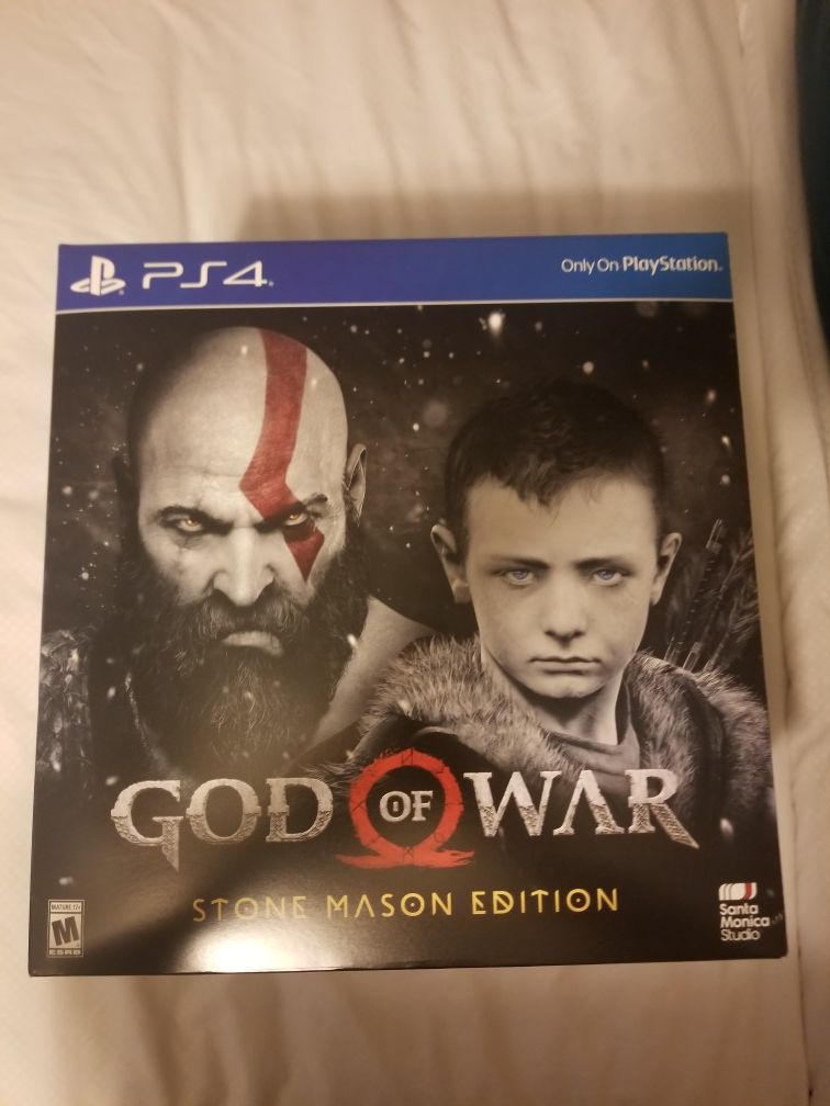 God of war stone mason edition ps4