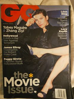 Vintage GQ magazine March 2002 The Movie Issue