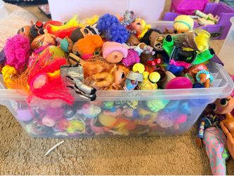 Huge lot L.O.L dolls including Fashion dolls