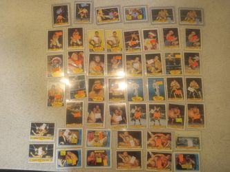 1985 topps WWF vintage 49 card lot !! W/ andre the giant, rocky Johnson & more